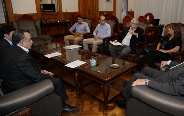 Reunión con el vicegobernador Osvaldo Jaldo