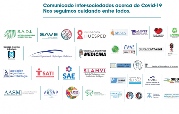 Comunicado inter-sociedades sobre COVID-19