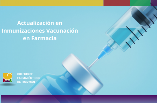 Capacitación profesional: Actualización en Inmunizaciones Vacunación en Farmacia