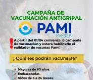 Campaña de vacuna Antigripal PAMI