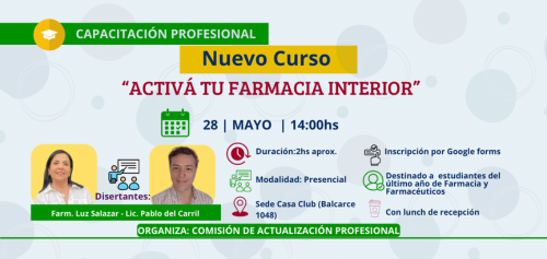 Activá tu farmacia interior
