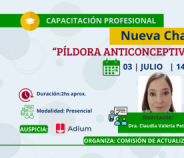 Capacitación Profesional: “PILDORA DE EMERGENCIA”