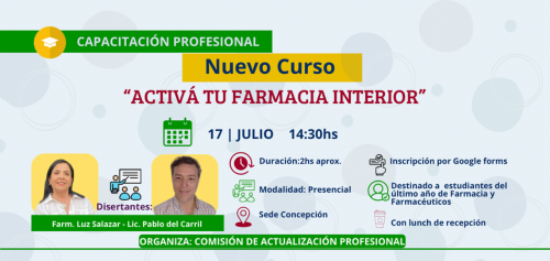 Activá tu farmacia interior