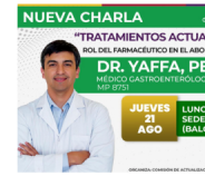 Capacitación Profesional: “Tratamientos actuales para la obesidad: rol del Farmacéutico en el abordaje integral “