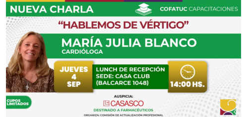 Capacitación Profesional: “Hablemos de vértigo”