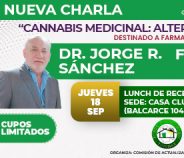 Charla: “CANNABIS MEDICINAL: Alternativa Terapéutica”