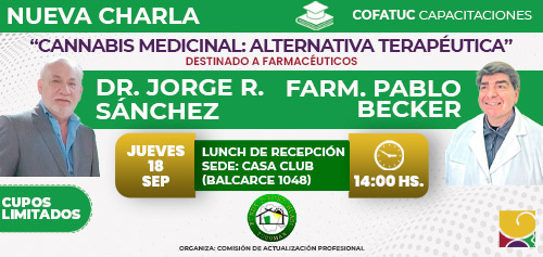 Charla: “CANNABIS MEDICINAL: Alternativa Terapéutica”