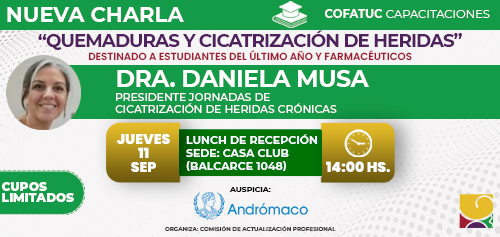 Capacitación Profesional: “QUEMADURAS Y CICATRIZACIÓN DE HERIDAS”