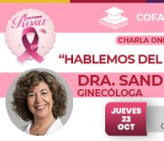 Charla online: “Hablemos del cáncer de mama”