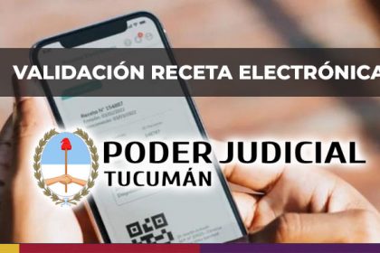 PODER JUDICIAL – Validación receta electrónica