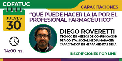 Capacitación: Que puede hacer la IA por el profesional farmaceutico