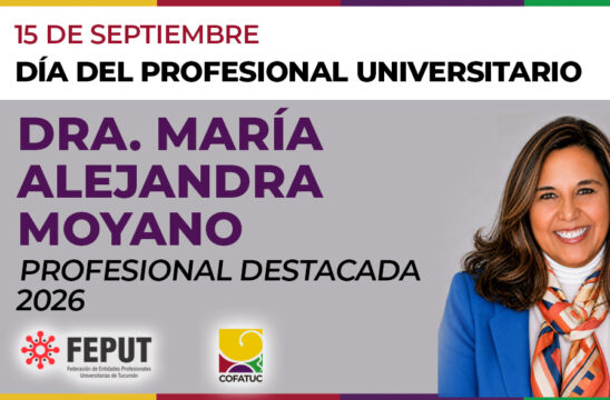 FEPUT distinguió a la Dra. María Alejandra Moyano como Profesional Destacada 2026