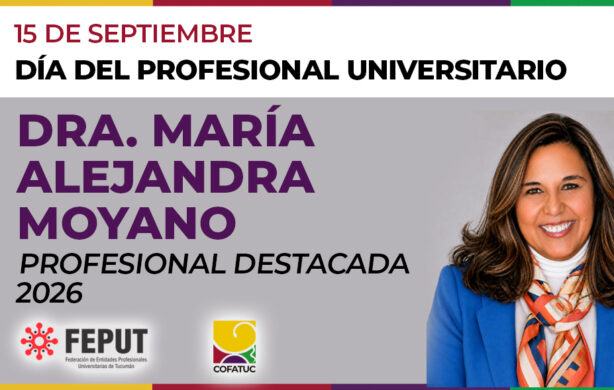 FEPUT distinguió a la Dra. María Alejandra Moyano como Profesional Destacada 2026