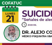 “Suicidio: señales de alerta y prevención”