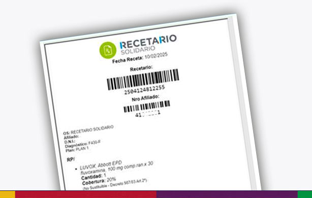 RECETARIO SOLIDARIO-MEDICAMENTOS CON % AL 40