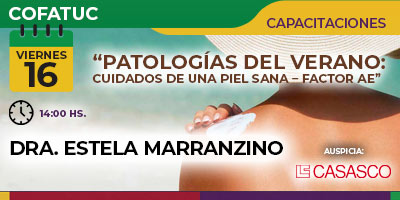 Capacitación en Concepción: “Patologías del verano: cuidados de una piel sana – Factor AE”