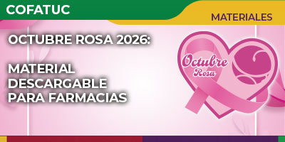 Octubre Rosa 2026: Material descargable para farmacias